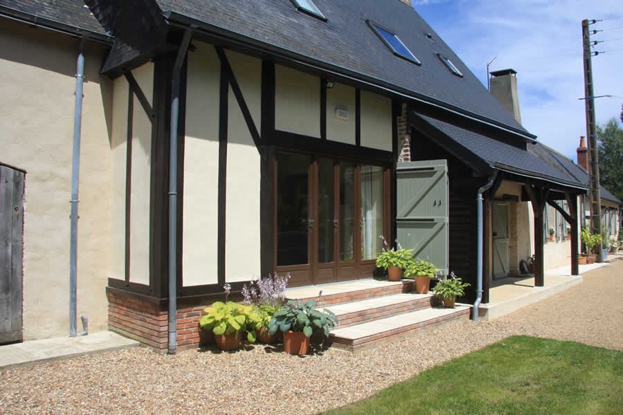Breakfast room patio doors
