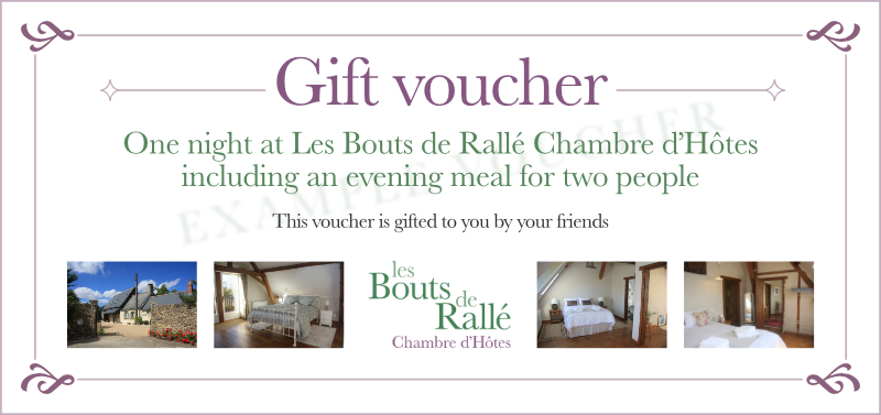Gift vouchers at Les Bouts de Ralle